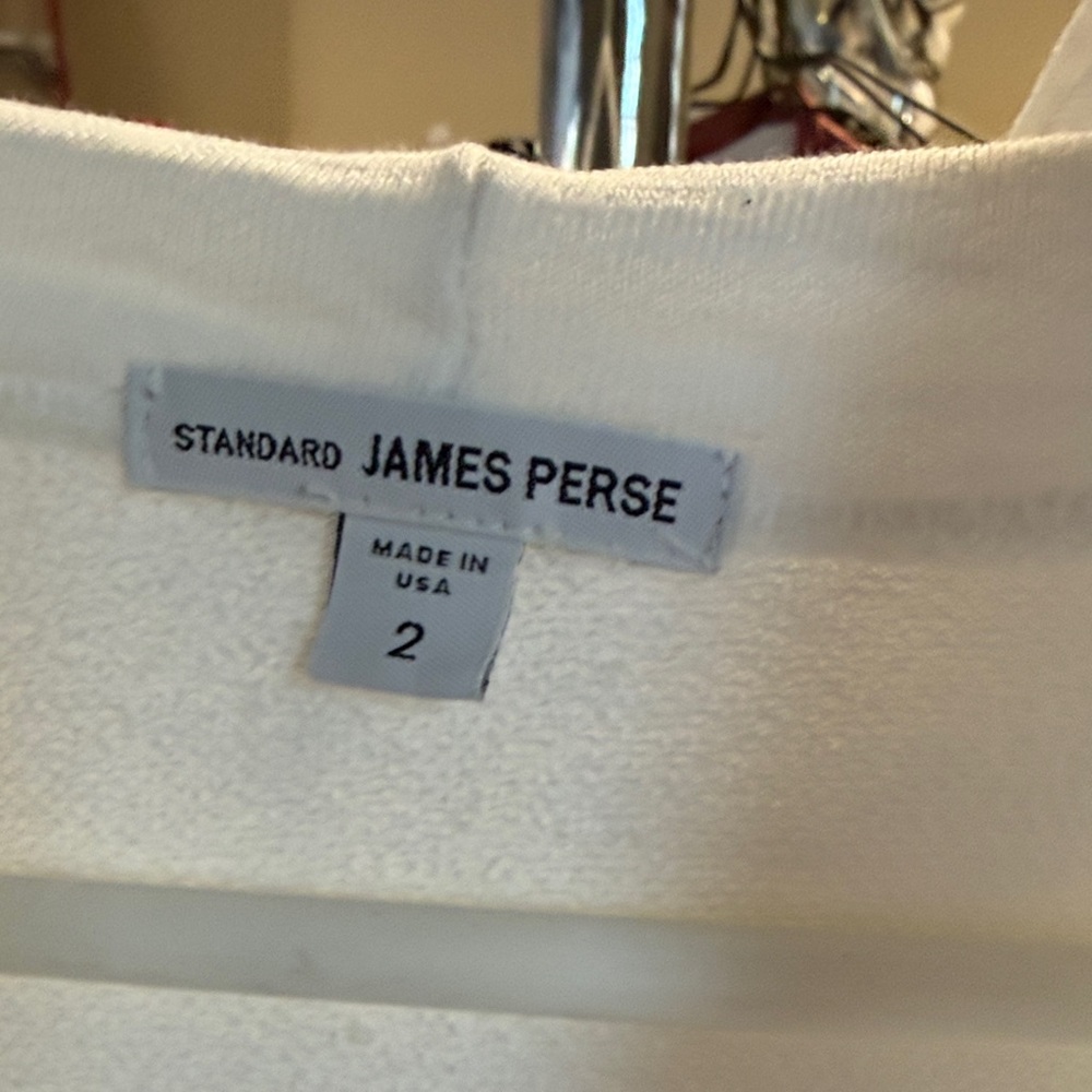 James Perse Classic White Top - Picture 2 of 2